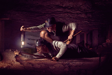 2 coal miners underground